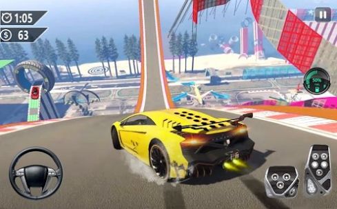 超级赛道汽车跳跃3D 中文版