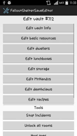 辐射避难所存档编辑器(FalloutShelterSaveEditor) 辐射避难所存档编辑器(FalloutShelterSaveEditor)