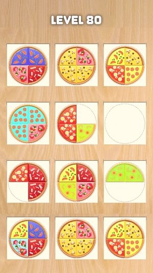 披萨排序难题(PizzaSortPuzzle)