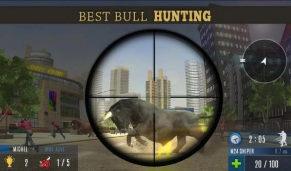 狂野的公牛Bull Hunting