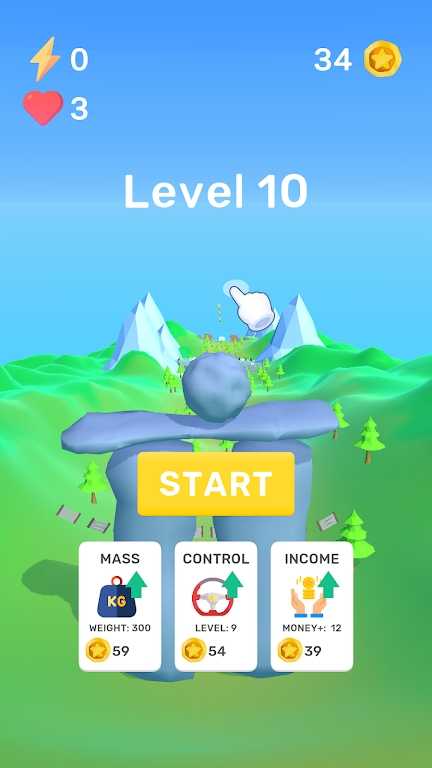 巨石粉碎滚动(Giantfallingstone)