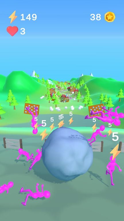 巨石粉碎滚动(Giantfallingstone)