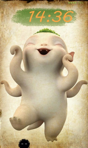 可爱胡巴捉妖记锁屏