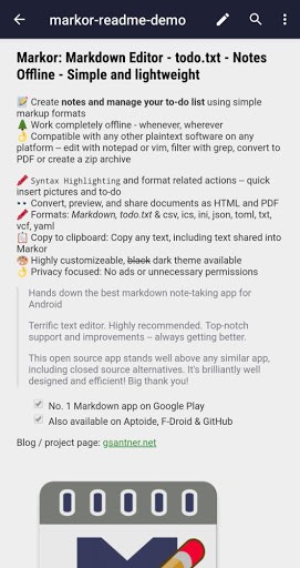 Markor(Markdown编辑器)