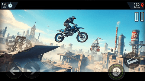 试骑摩托车疯狂特技(Trial bike moto mad stunts)