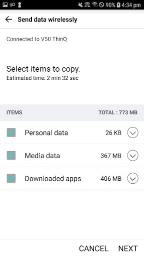 LG Mobile Switch (data transfer) LG Mobile Switch (data transfer)
