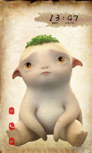 可爱胡巴捉妖记锁屏