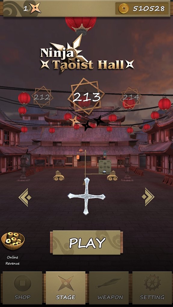 Ninja Shuriken: Darts Shooting