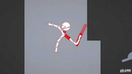 摧毁红色火柴人