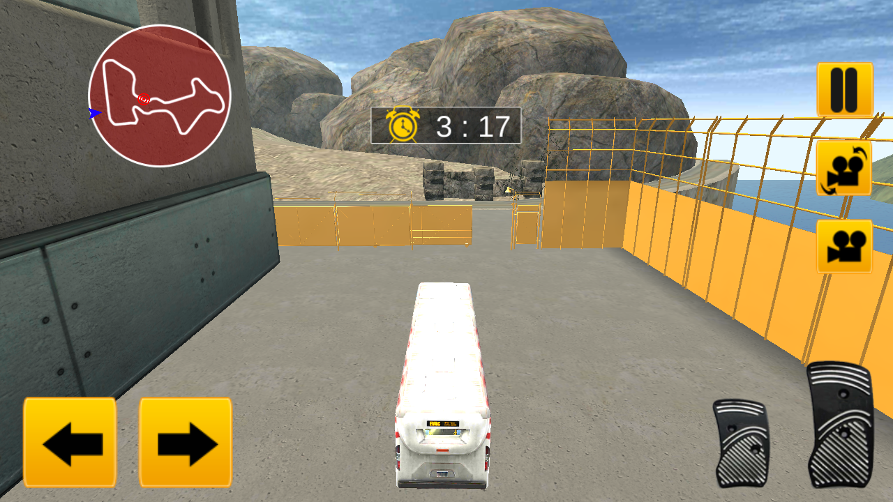 Police Bus Hill Climb Driver(警车爬坡司机游戏)