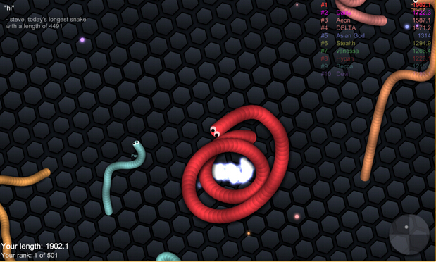slither.io(4399蛇蛇大作战官方版)