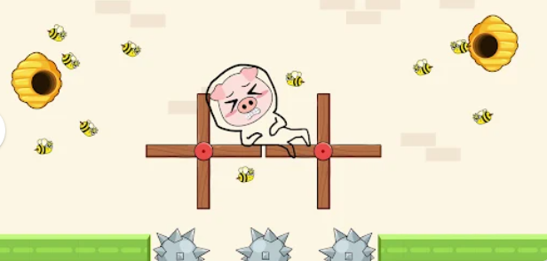 疯狂猪猪画线救援(Crazy Piggy)