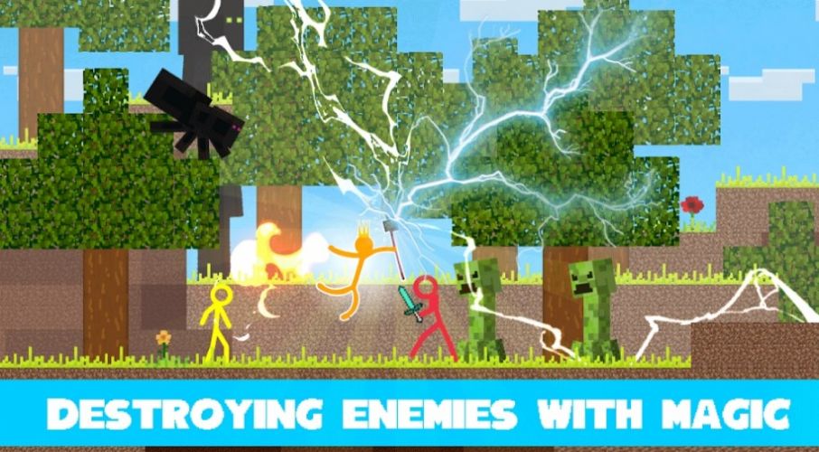 火柴人魔法之王(Stickman King Craft)