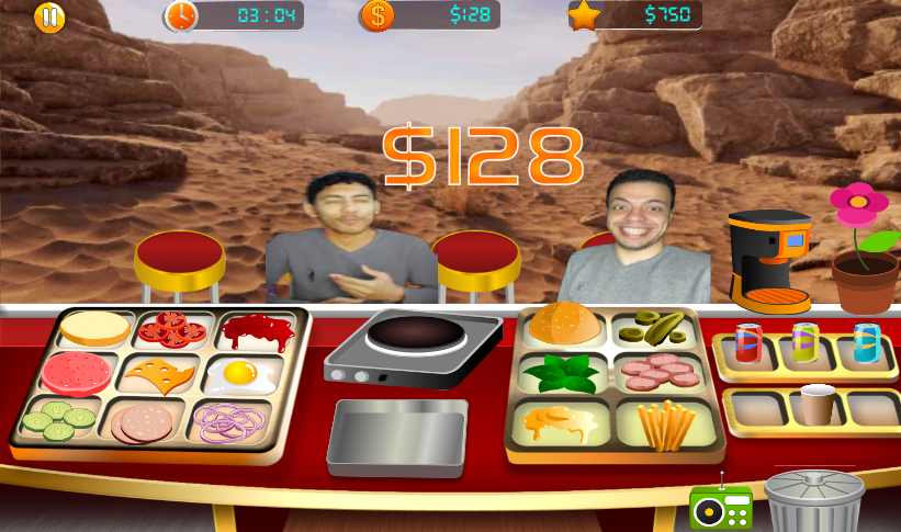 社交汉堡(Social burger)