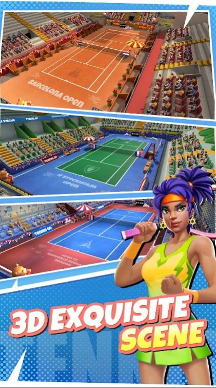 网球世界巡回赛3D(Tennis Go) 网球世界巡回赛3D(Tennis Go)