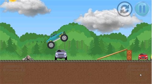 Monster Truck Jump(怪物卡车跳跃)