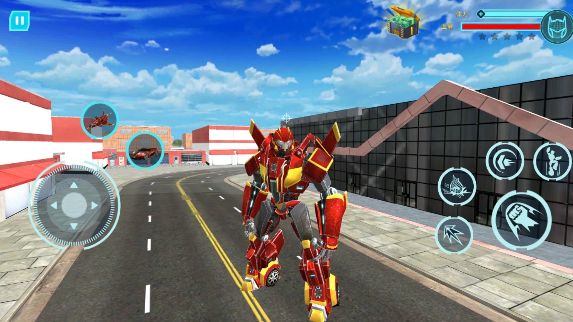 变形机器人战士游戏