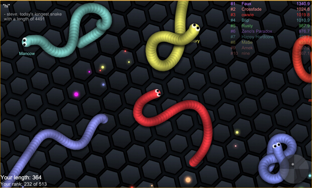 slither.io(4399蛇蛇大作战官方版)
