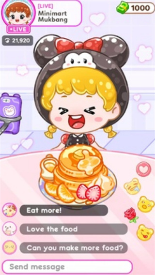 ASMR Girl: Livestream Mukbang