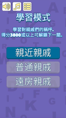 亲戚称呼小游戏