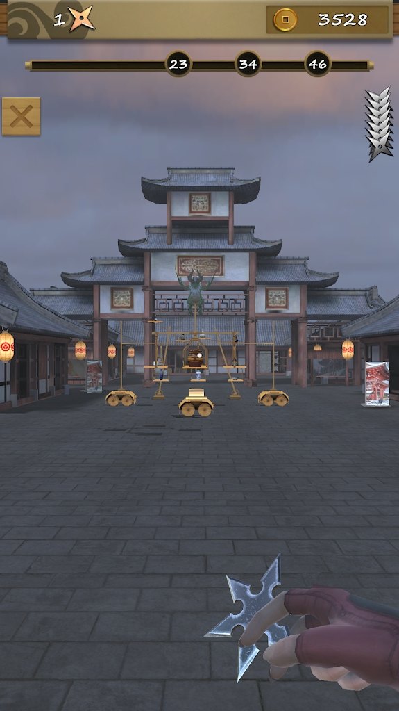 Ninja Shuriken: Darts Shooting