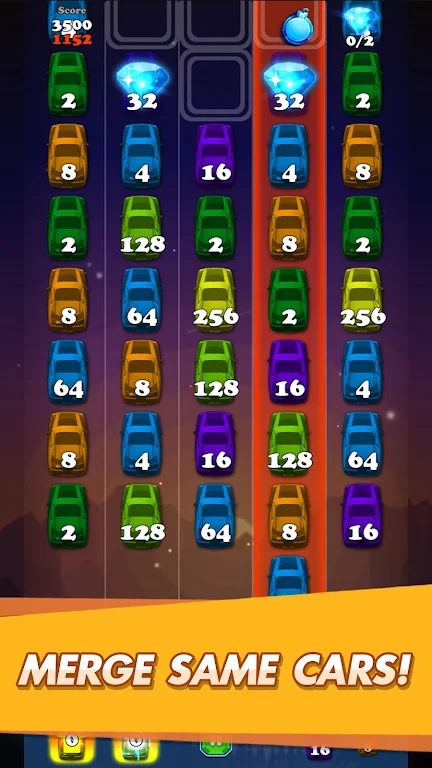点击汽车2048Tap Car 2048