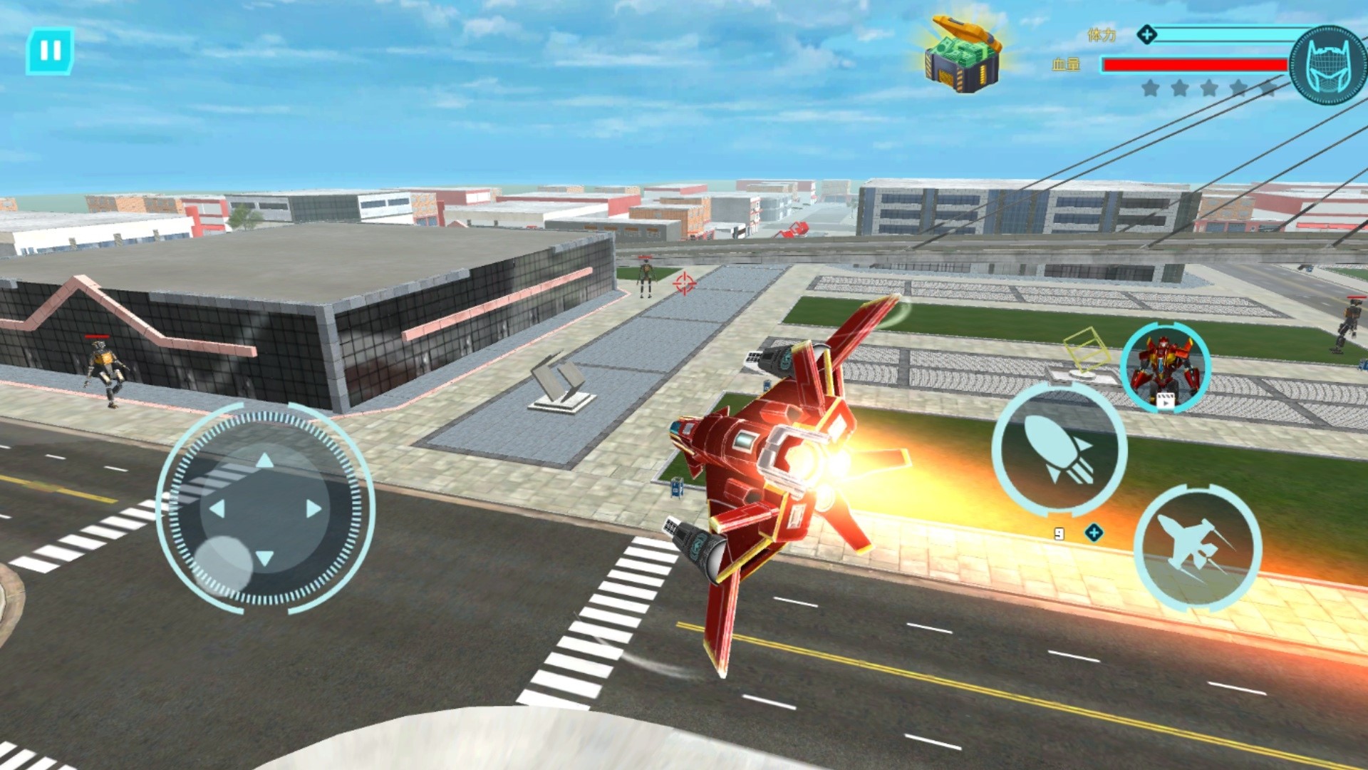 变形机器人战士游戏