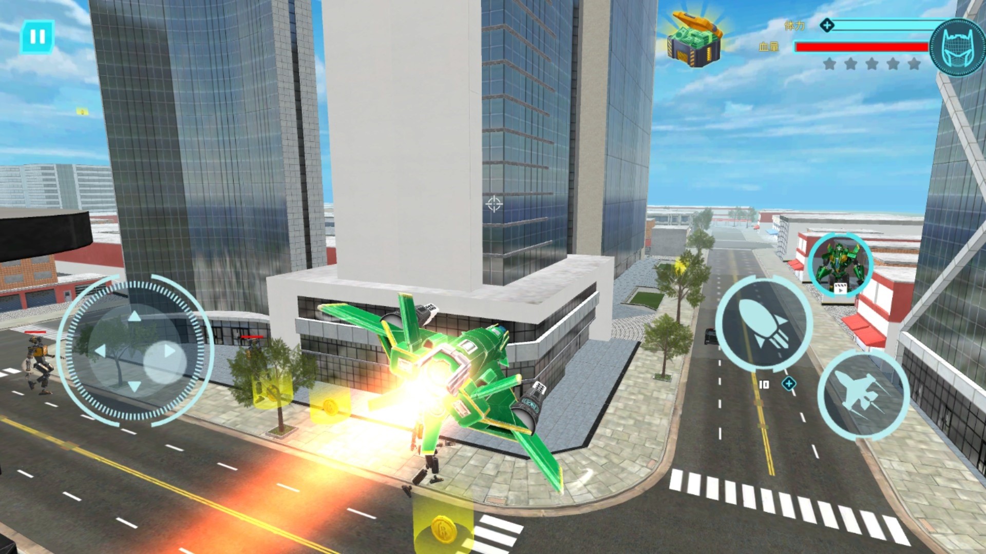 变形机器人战士游戏