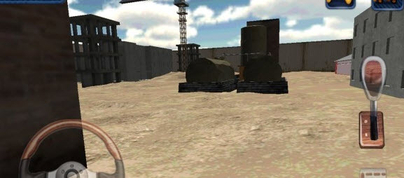 重型卡车3D货物配送