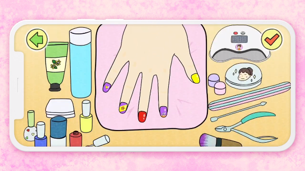 夏莉的美甲装饰游戏