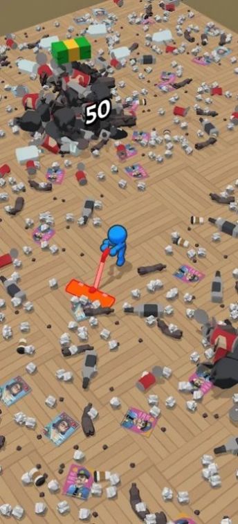 吸尘器清扫跑酷（Vacuum cleaning run）