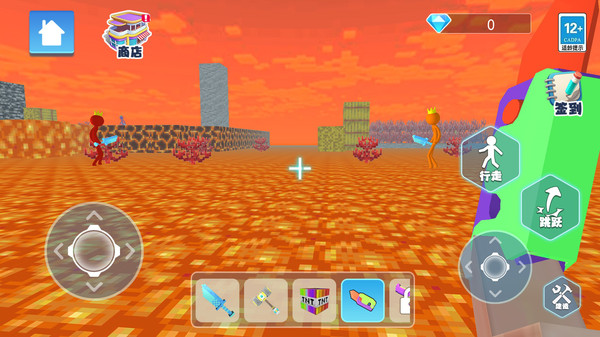 火柴人VS沙盒世界