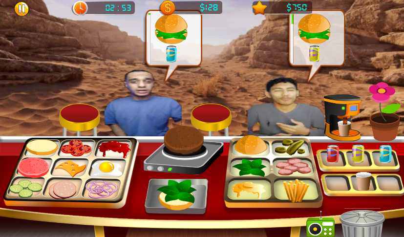 社交汉堡(Social burger)