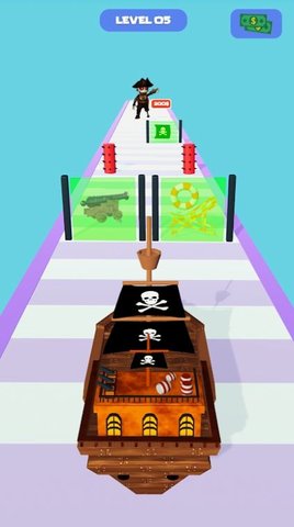 海盗堆栈跑(Pirate Stack - Runner Games)
