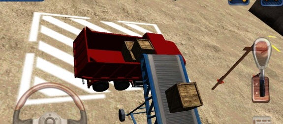 重型卡车3D货物配送