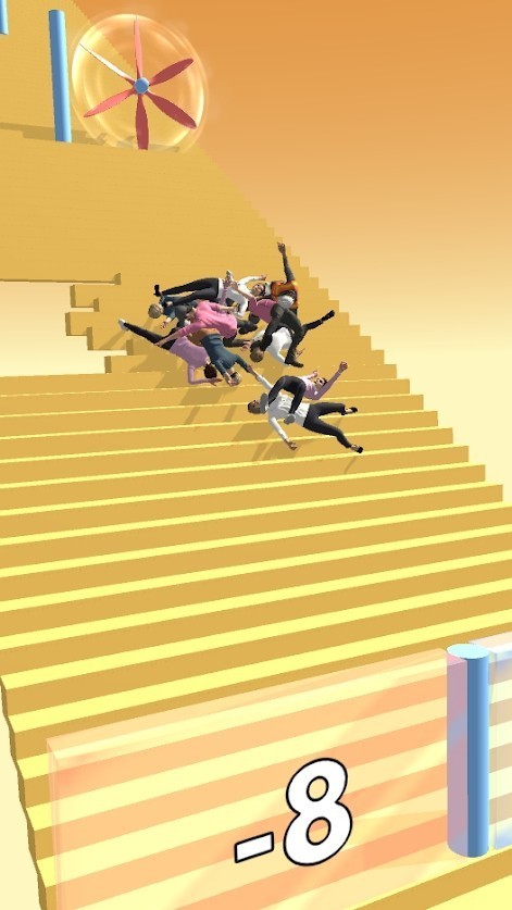 Crowd Stair Fall(人群翻滚)