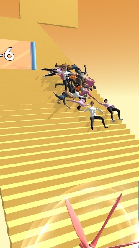 Crowd Stair Fall(人群翻滚)
