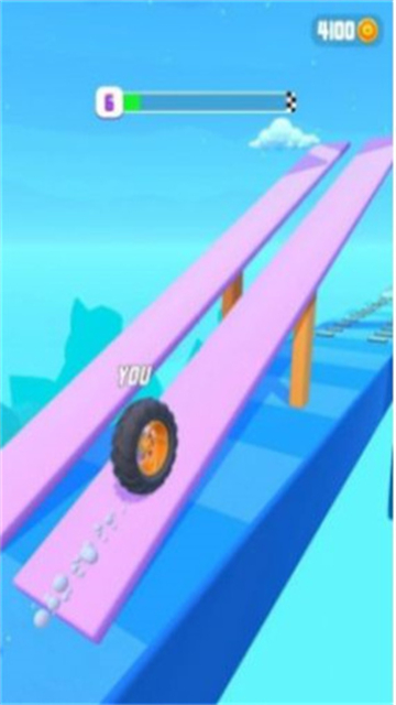 轮胎人冲冲冲Wheel Racer