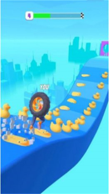 轮胎人冲冲冲Wheel Racer