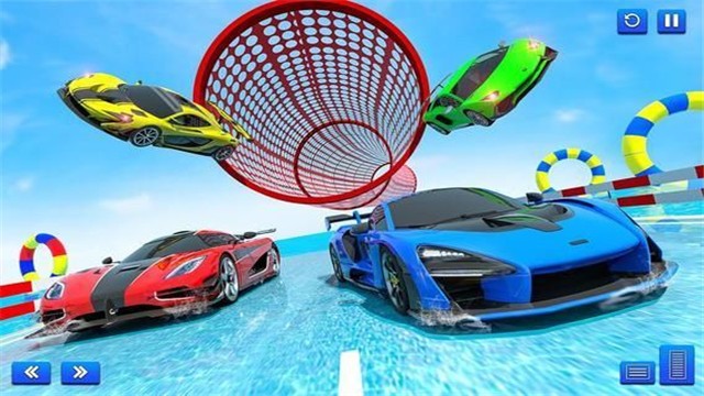 WaterSurfingCarStunts(水上车特技)