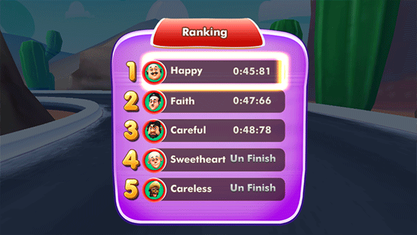 地铁急速卡丁车比赛