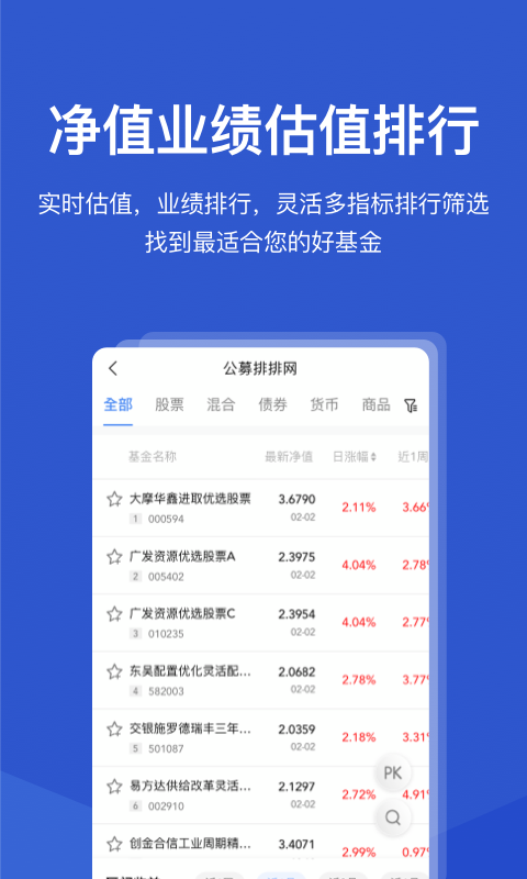 公募排排网