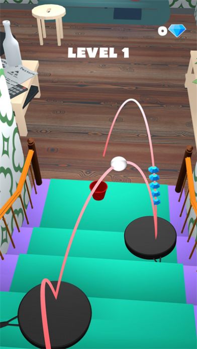 乒乓球跳杯(Pong Run)