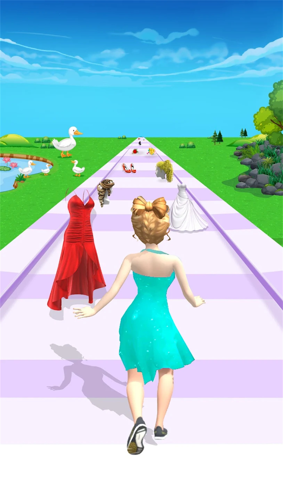 女孩大步冲 女孩大步冲