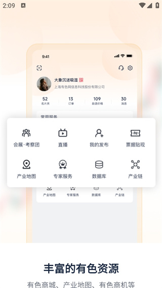 掌上有色