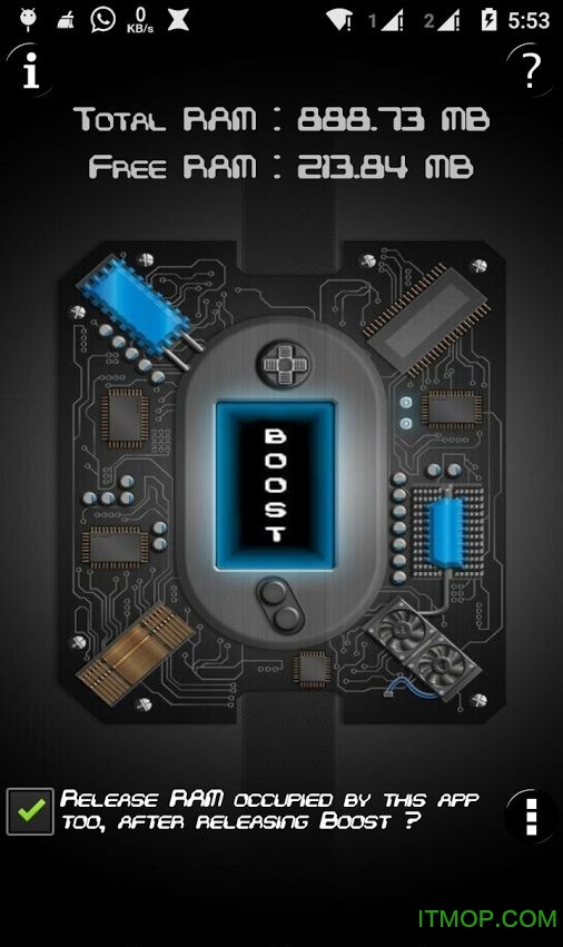 < 2 GB RAM Booster