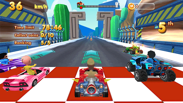 地铁急速卡丁车比赛