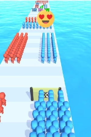 Crowd Multiplier(移动的乘法门) Crowd Multiplier(移动的乘法门)