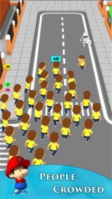 人群跑步3DCrowdRun3D
