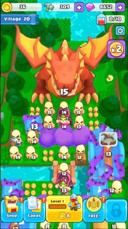 勇敢合并战斗防御免费版(Brave Merge)